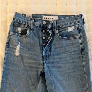 Frank & Eileen Monaghan Blue Distressed Jeans